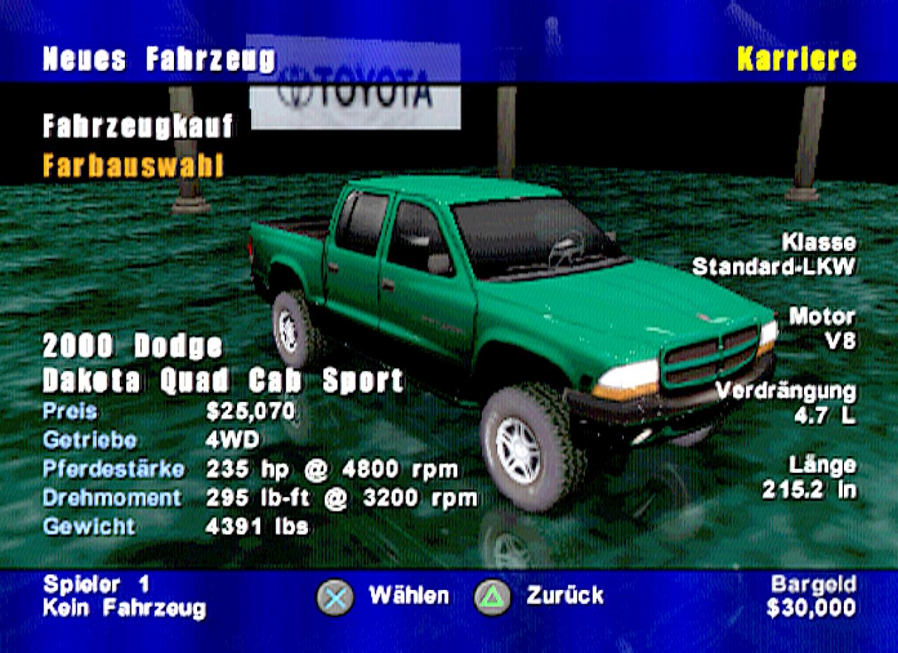 [26/11/2001] Mit diesem &rsquo;preiswerten&rsquo; Dodge könnten Sie Ihre Karriere als Rennfahrer beginnen.