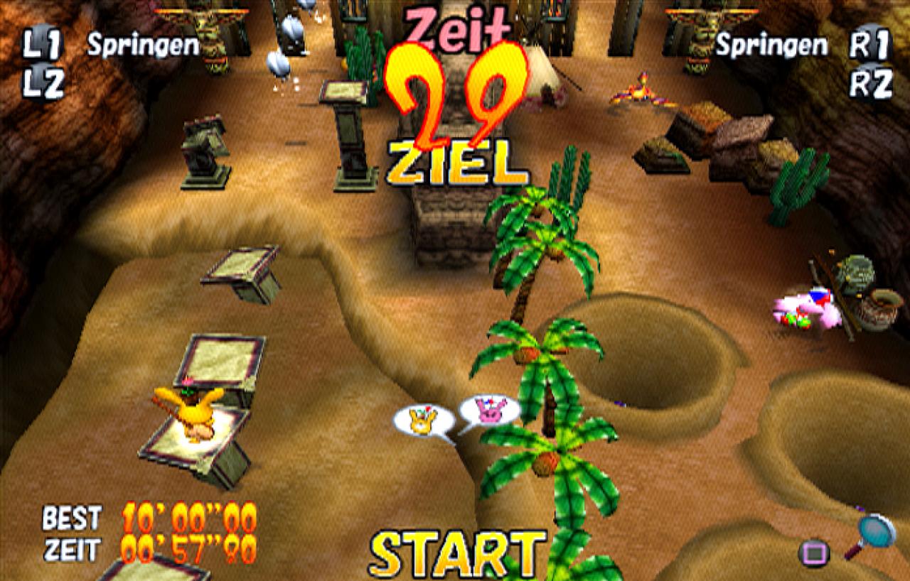 [26/11/2001] Während Chestnut Treibsand überquert, wartet Cream auf den Skorpion. 