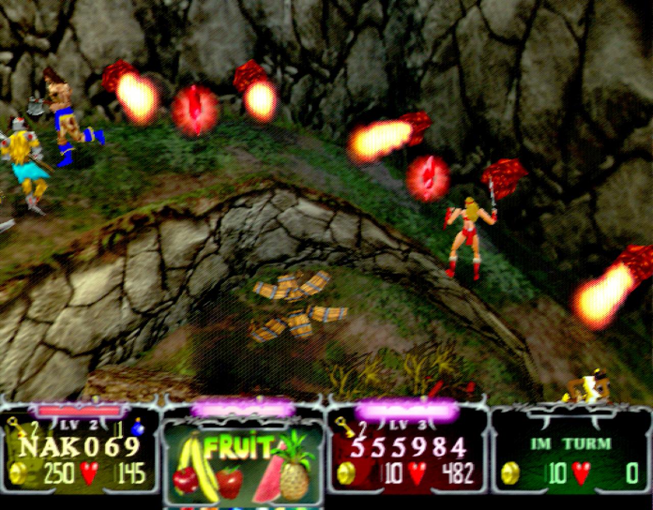 [26/11/2001] Die 60 Levels sind gespickt mit Gegnern und tödlichen Fallen.