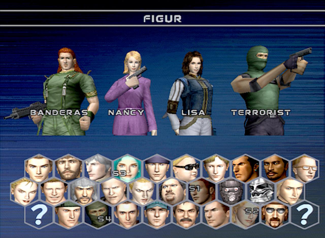 [26/11/2001] Ein Großteil der Figuren für den Vs-Modus muss erst freigespielt werden, doch dann ist die Auswahl beachtlich.