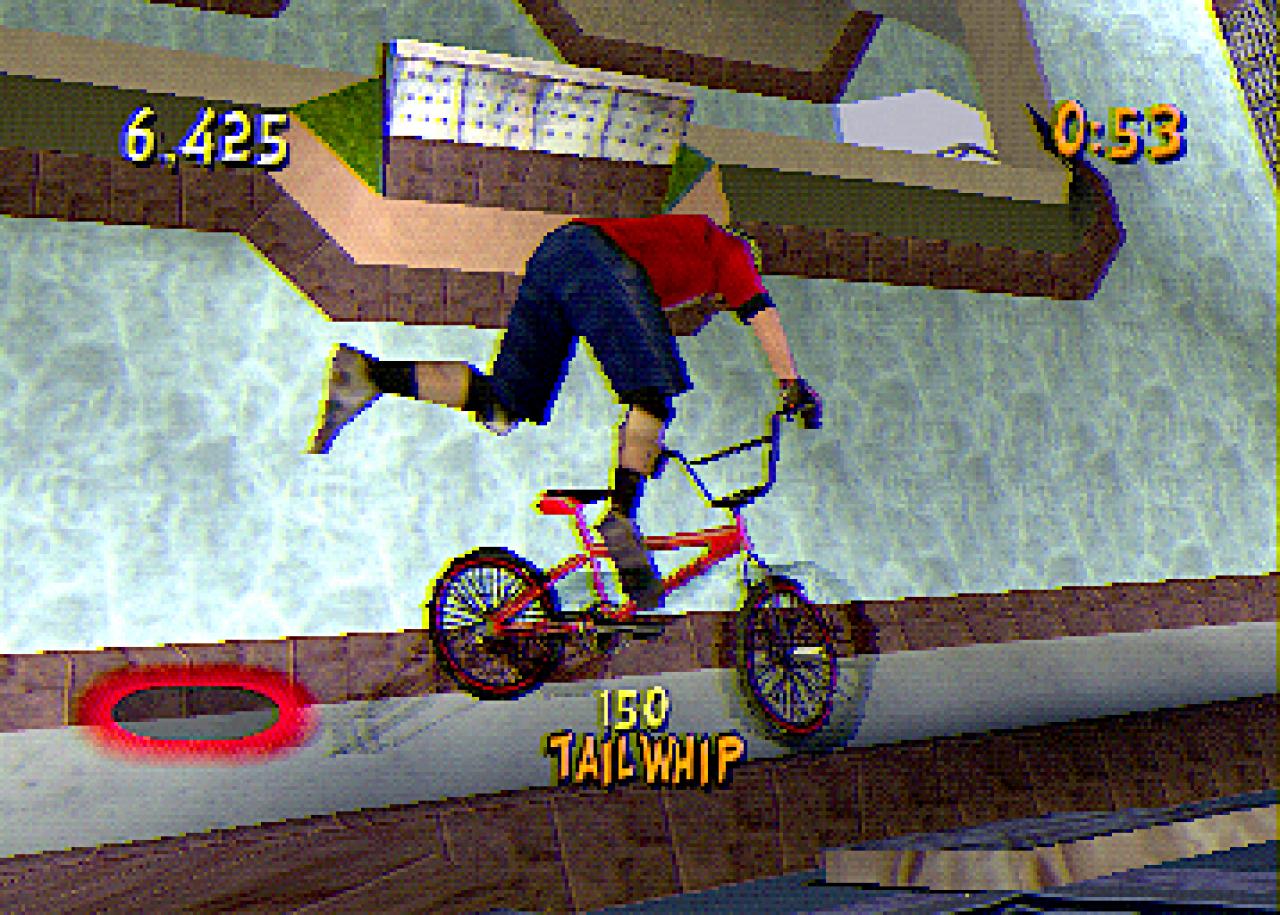 [26/11/2001] Die Steuerung erinnert natürlich stark an Tony Hawk's Skateboarding.