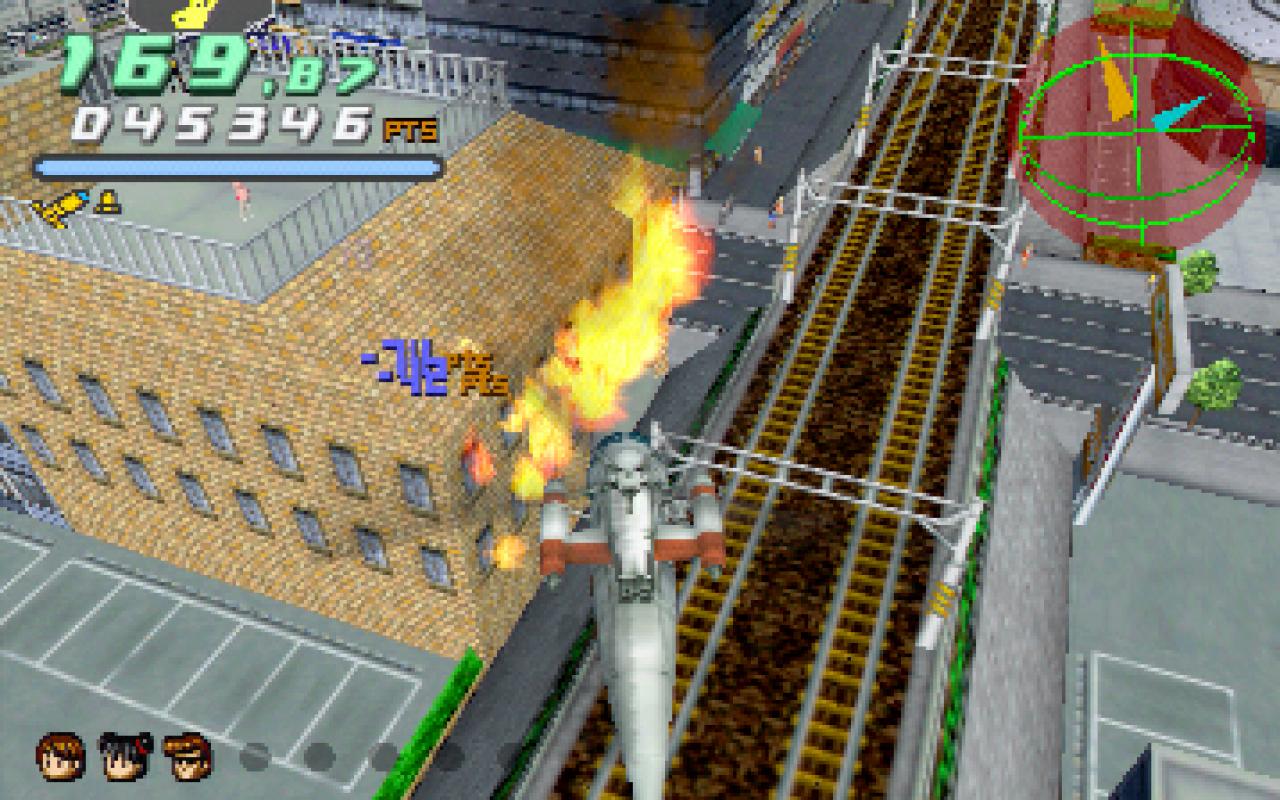 [26/11/2001] Hier ist der Zugang zum Feuer wegen der Bahngleise stark eingeschränkt.