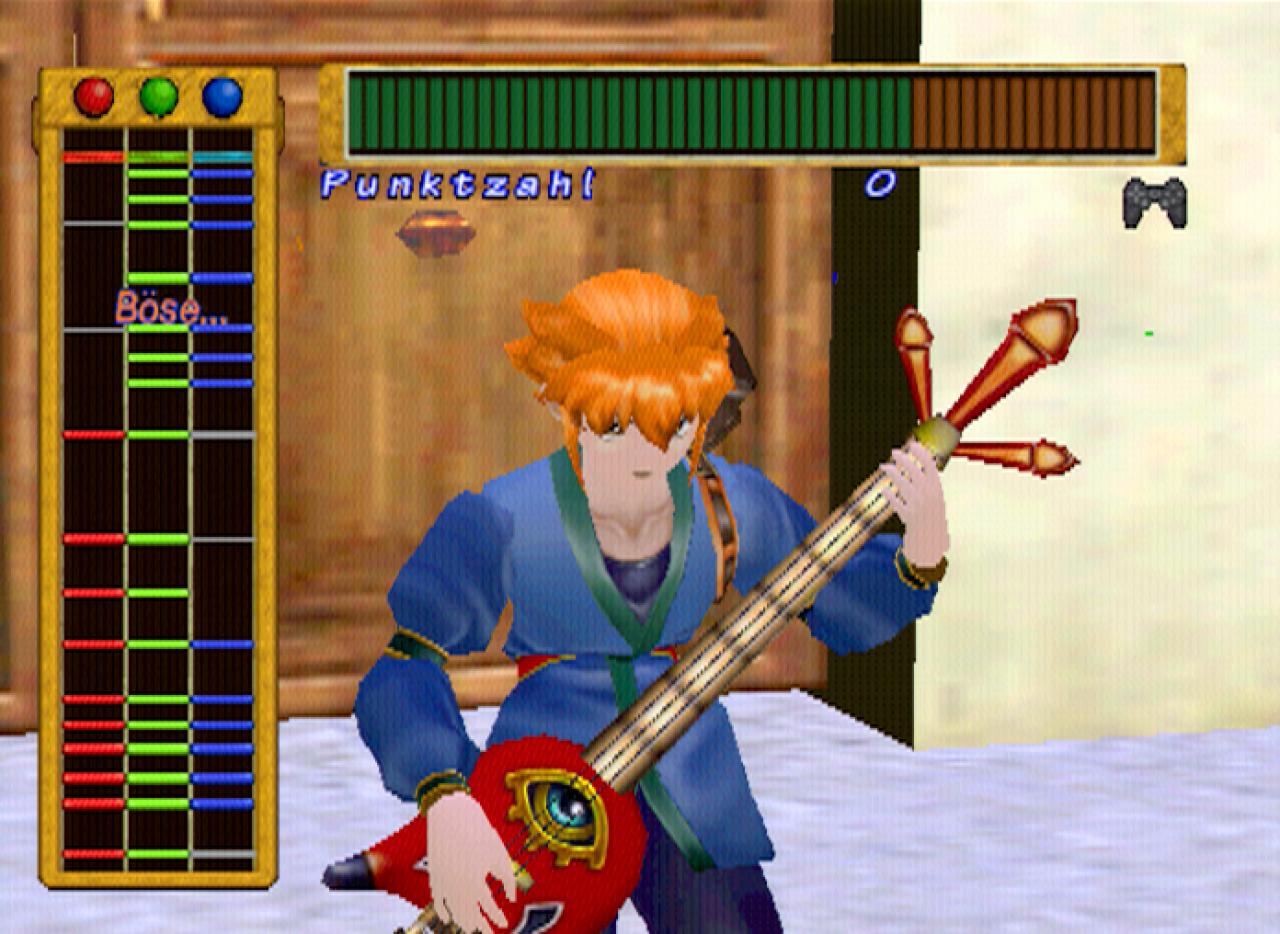 [26/11/2001] Die Gitarrenspiel-Einlagen sind ein netter Gag, wirken sich jedoch nicht auf den Spielverlauf aus. 
