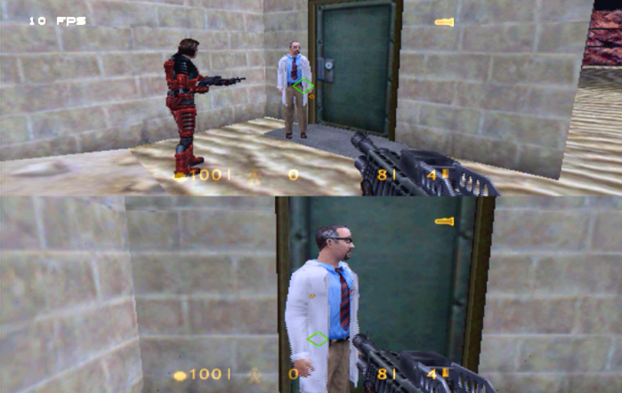 [14/12/2001] Der neue Kooperations-Modus &rsquo;Decay&rsquo; ist für zwei Spieler.