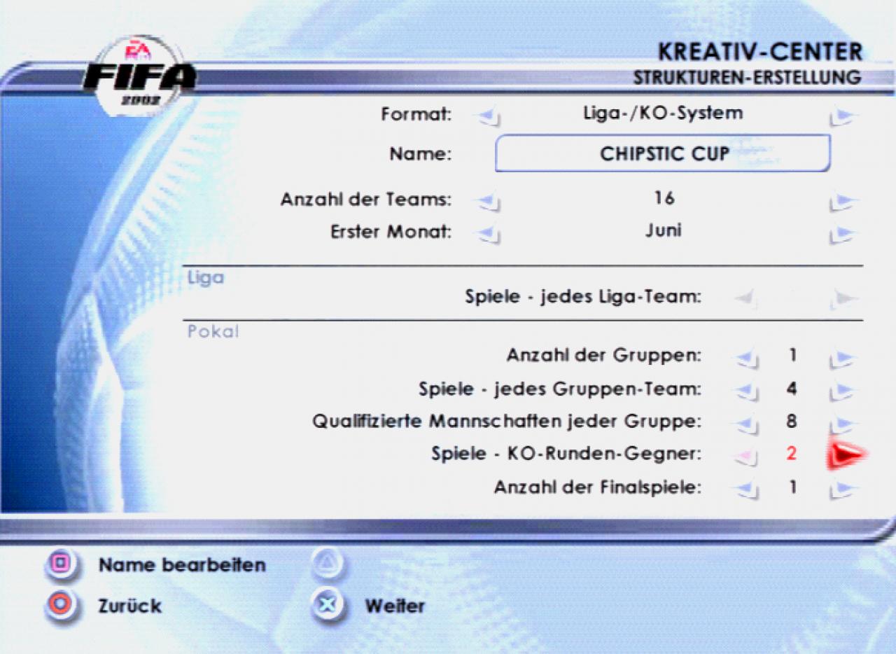 [14/03/2002] Im Kreativ-Center können Sie sich beliebig viele Wettbewerbe erschaffen