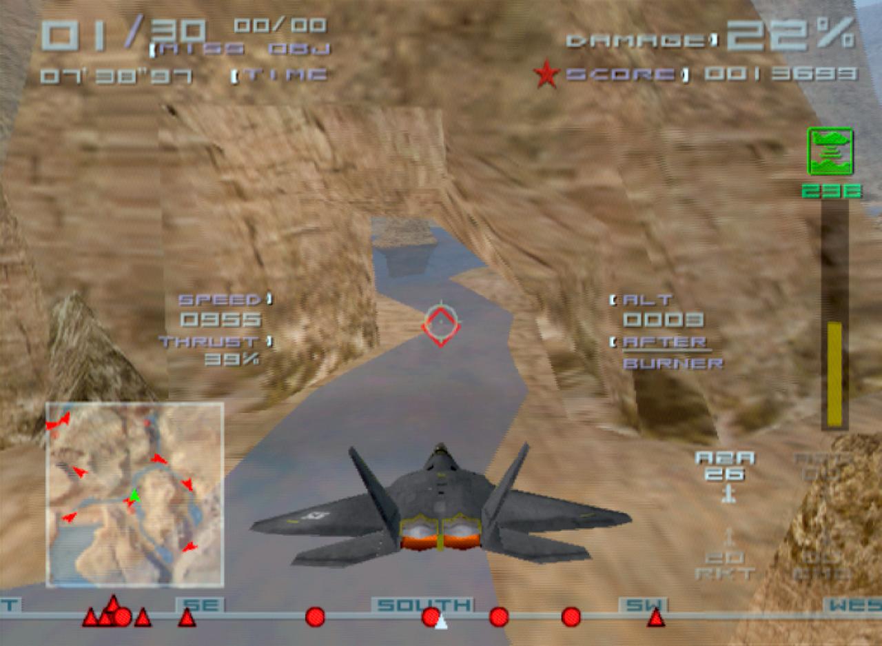 [14/03/2002] Durch diese hohle Gasse müssen Sie für Bonuspunkte fliegen. 