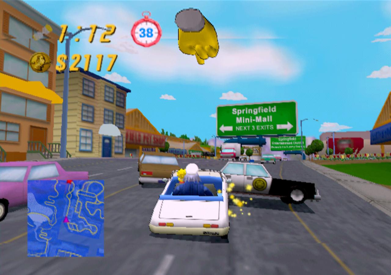 [14/03/2002] Selbst die achtjährige Lisa rast durch Springfield.