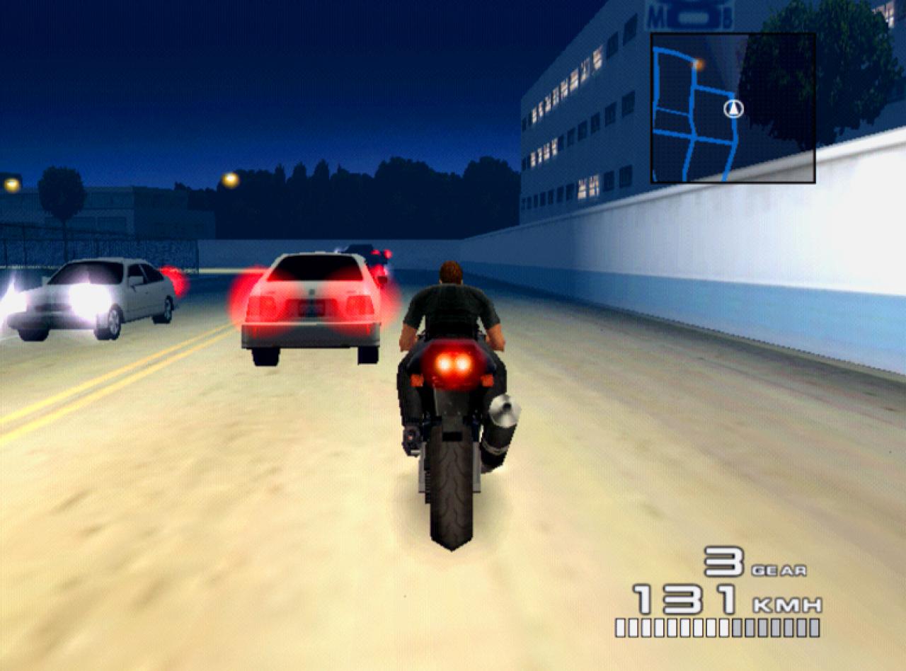 [14/03/2002] Über den spielerischen Wert der Motorradsequenzen kann man durchaus streiten.