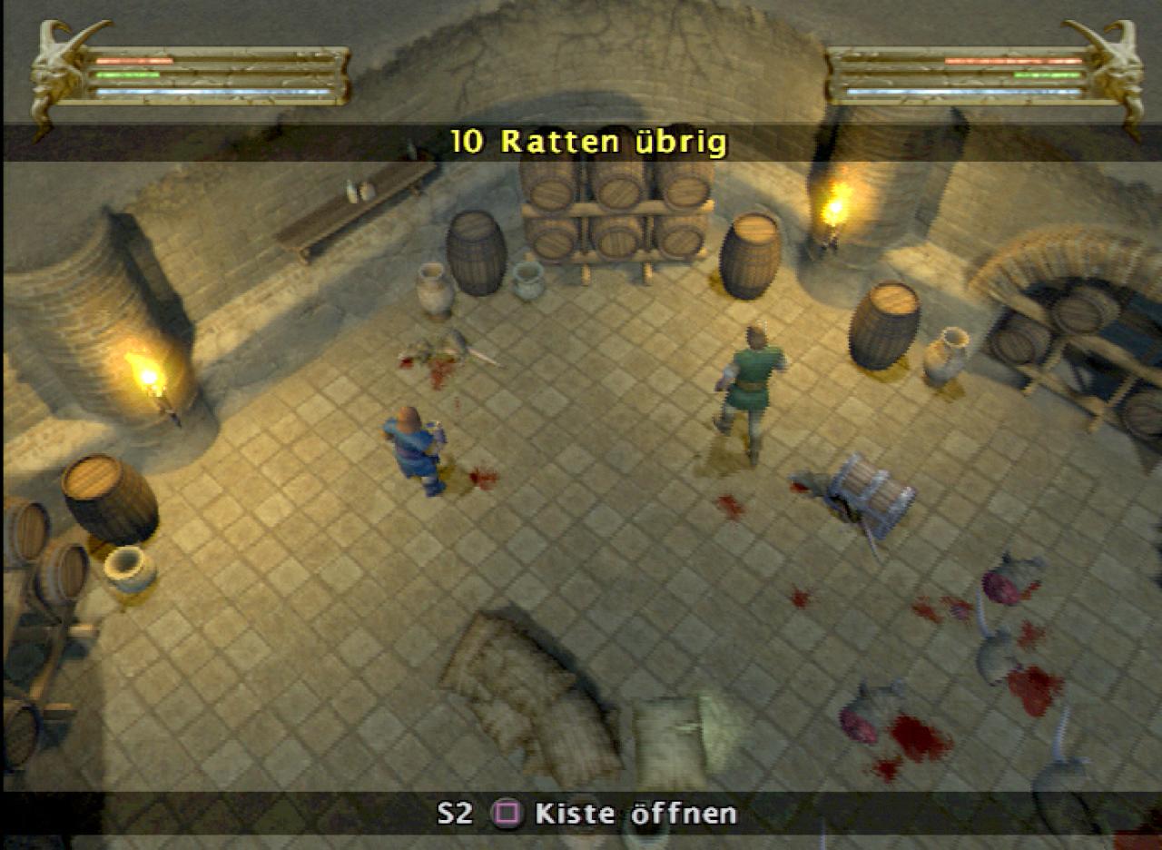 [14/03/2002] Auf Wunsch dürfen Sie auch zu zweit in den Dungeons Monster verkloppen