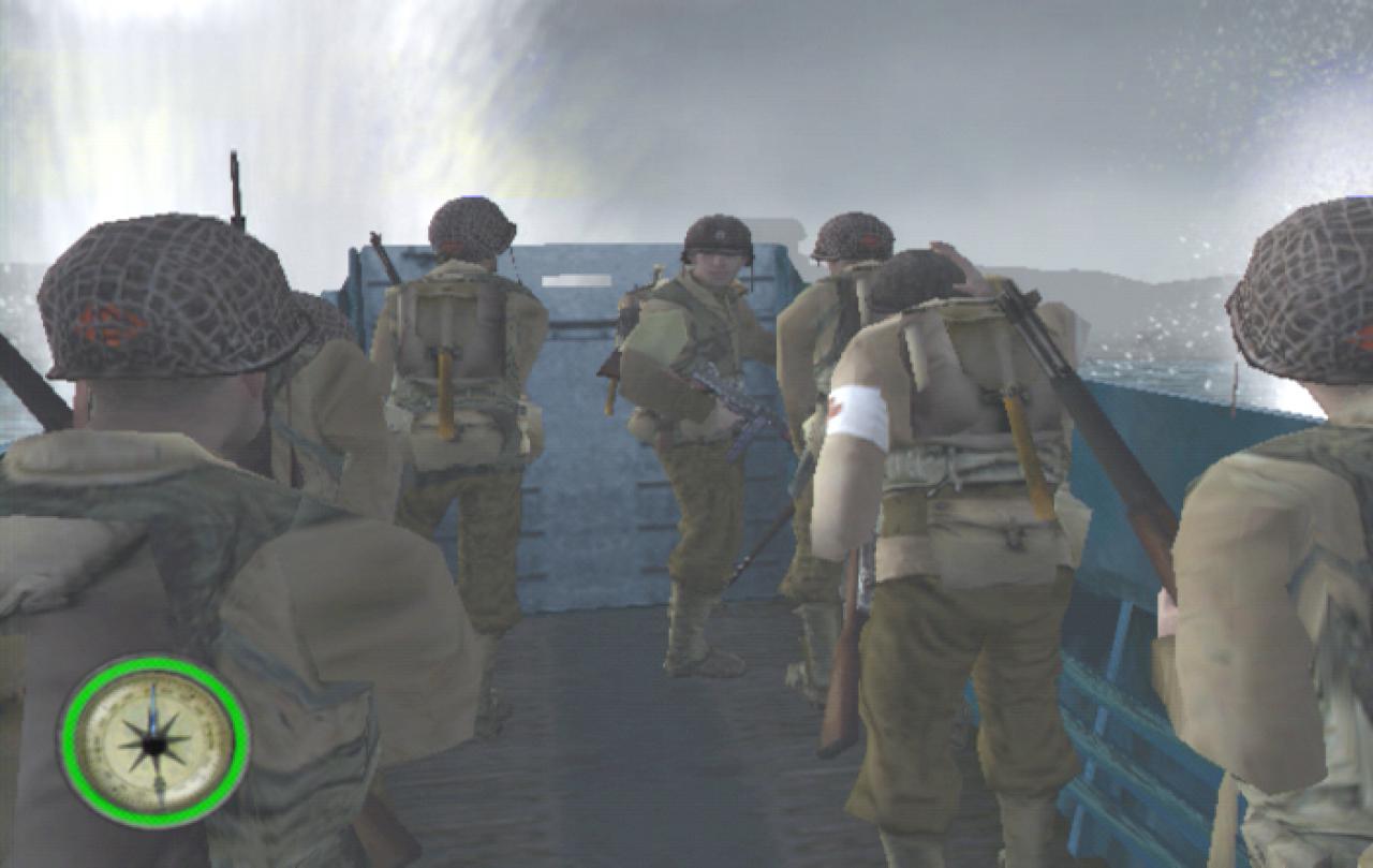 [31/05/2002] Gleich findet die Landung in Omaha Beach statt.