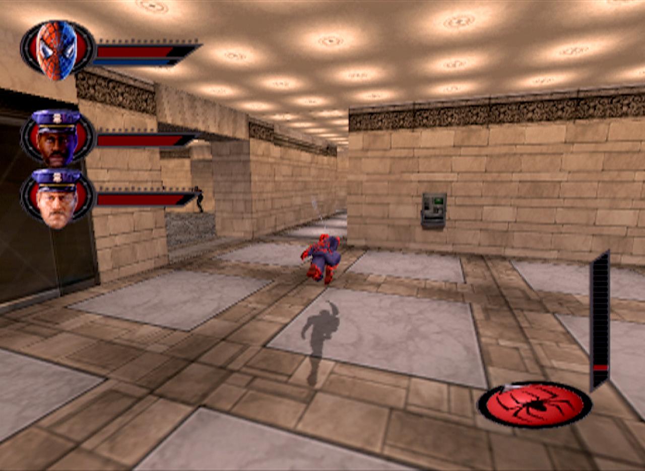 [07/06/2002] An Wänden kann sich Spider-Man sehr schnell fortbewegen.