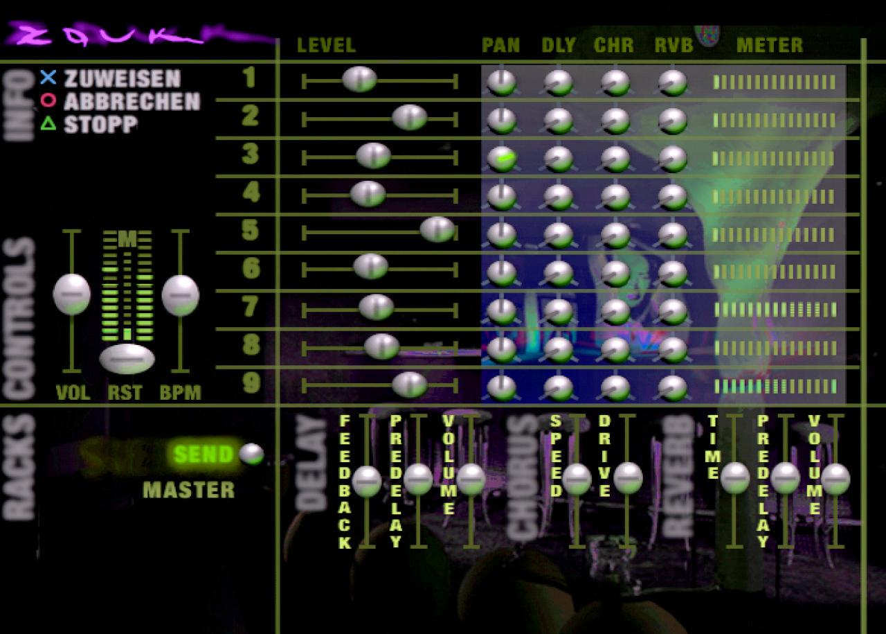 [30/07/2002] Im Mixer passen Sie die Frequenzen an.