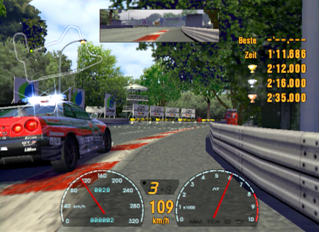 [18/07/2002] Bei Lizenzfahrten können Sie ein Pace Car als zeitliche Orientierung nutzen.