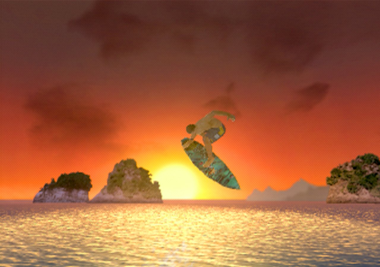 [25/10/2002] Dieser Sonnenuntergang vor der Küste Japans ist sehenswert.
