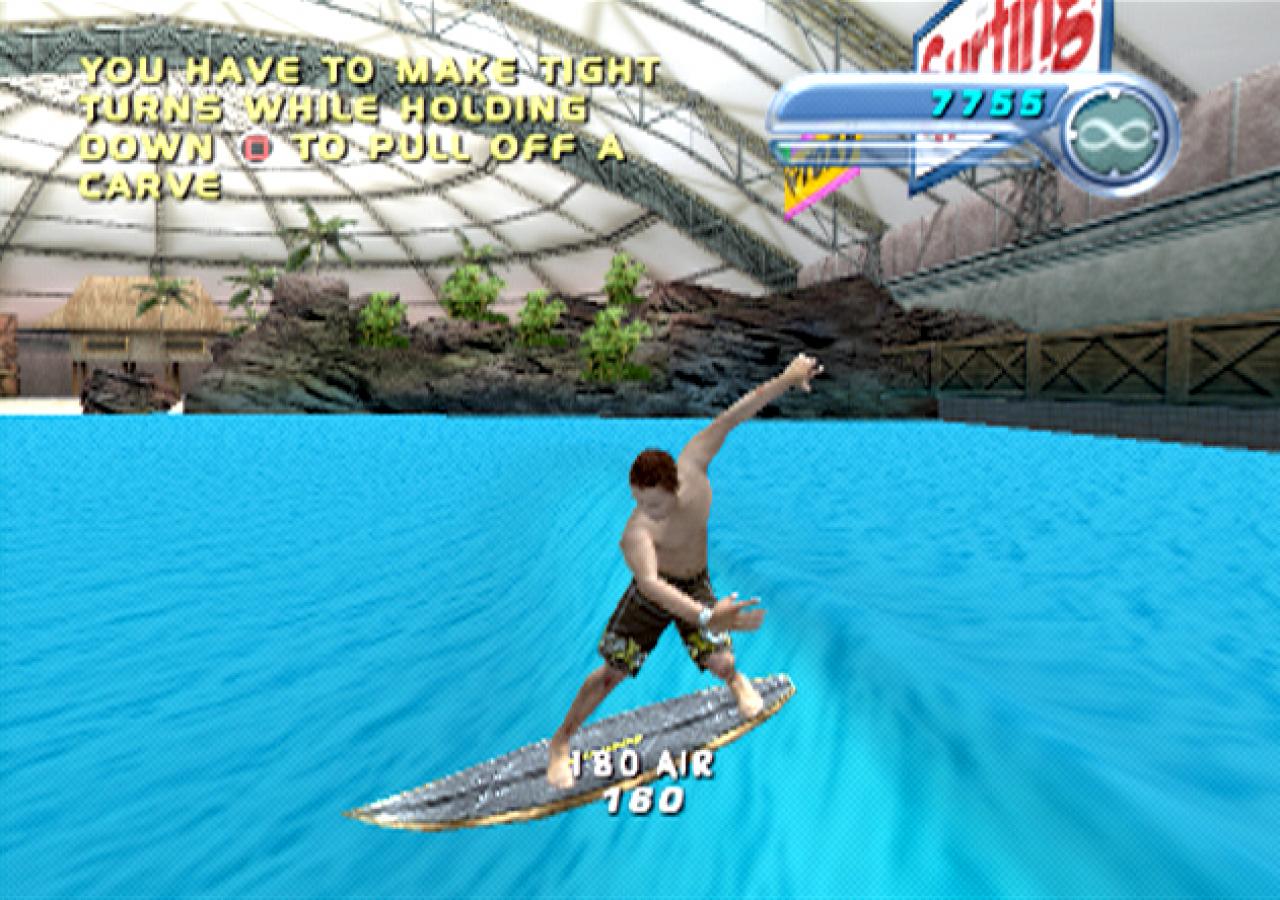 [25/10/2002] Das Tutorial findet in einer Halle mit simulierten Wellen statt.