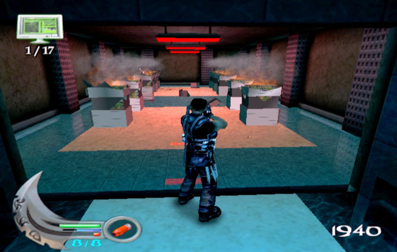 [23/10/2002] Leveldesign der ödesten Art. Da helfen auch die ollen Spiegeleffekte nix.