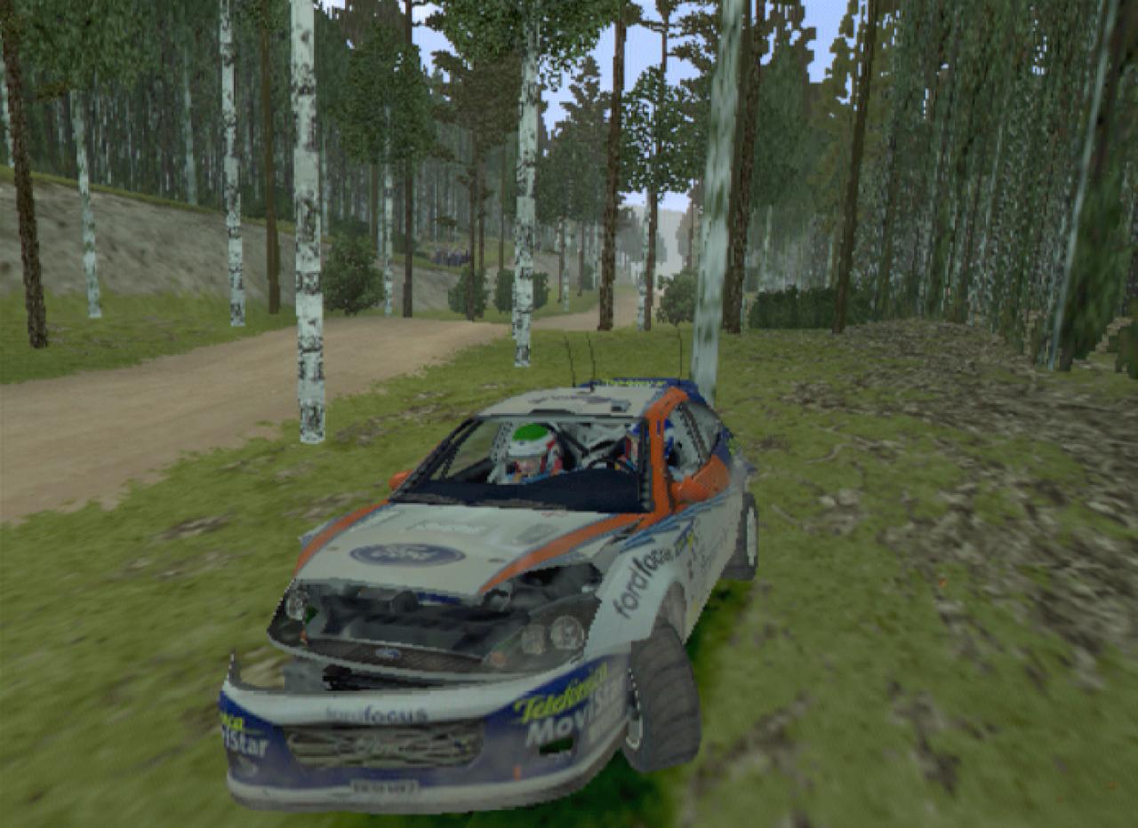 [21/11/2002] Finnland verlangt dem Fahrer mit seinen Schotterpisten und üppigem Baumwuchs das Letzte ab.