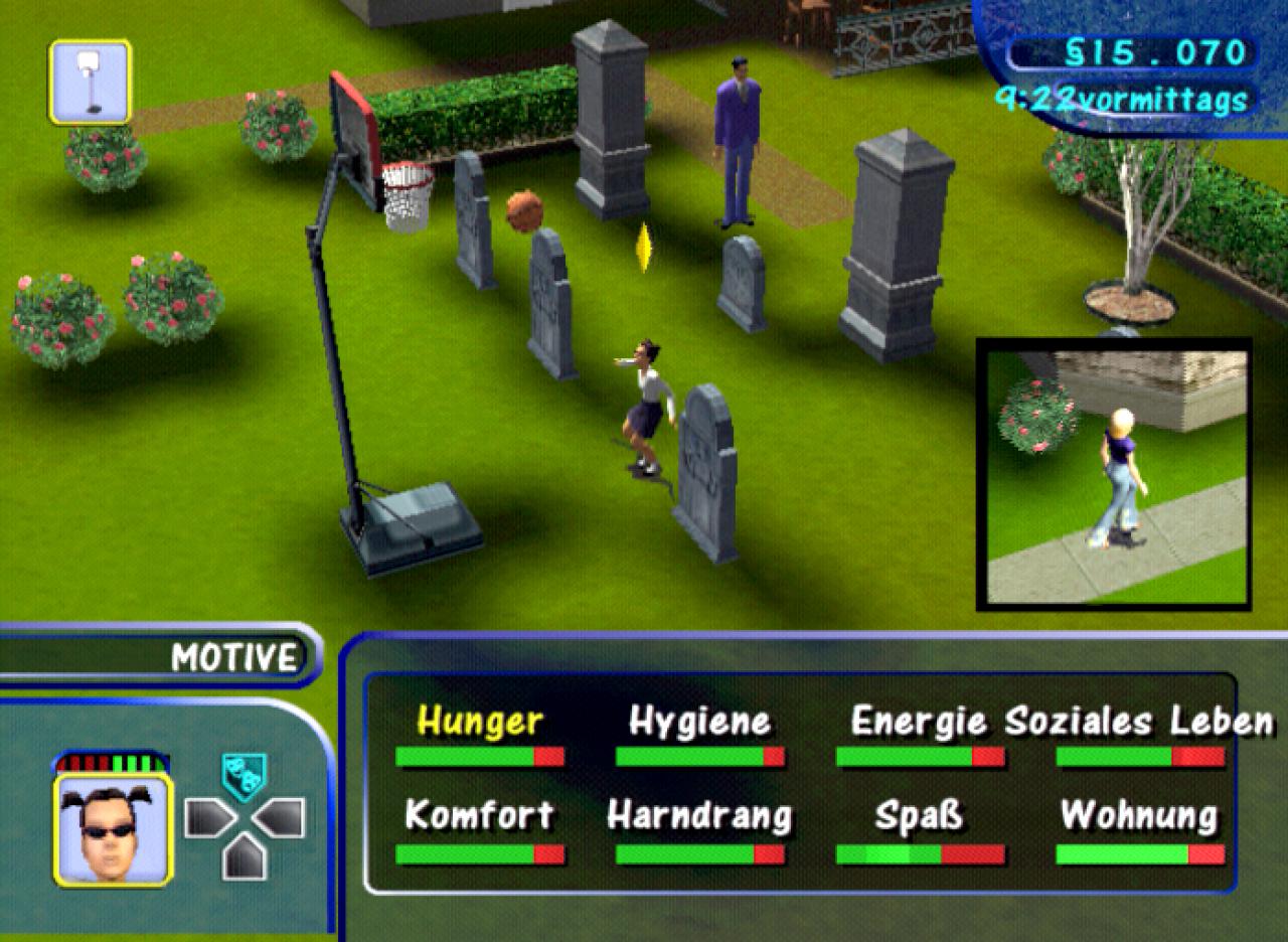 [17/12/2002] Wie wär's mit einer Runde Streetball auf dem Friedhof?