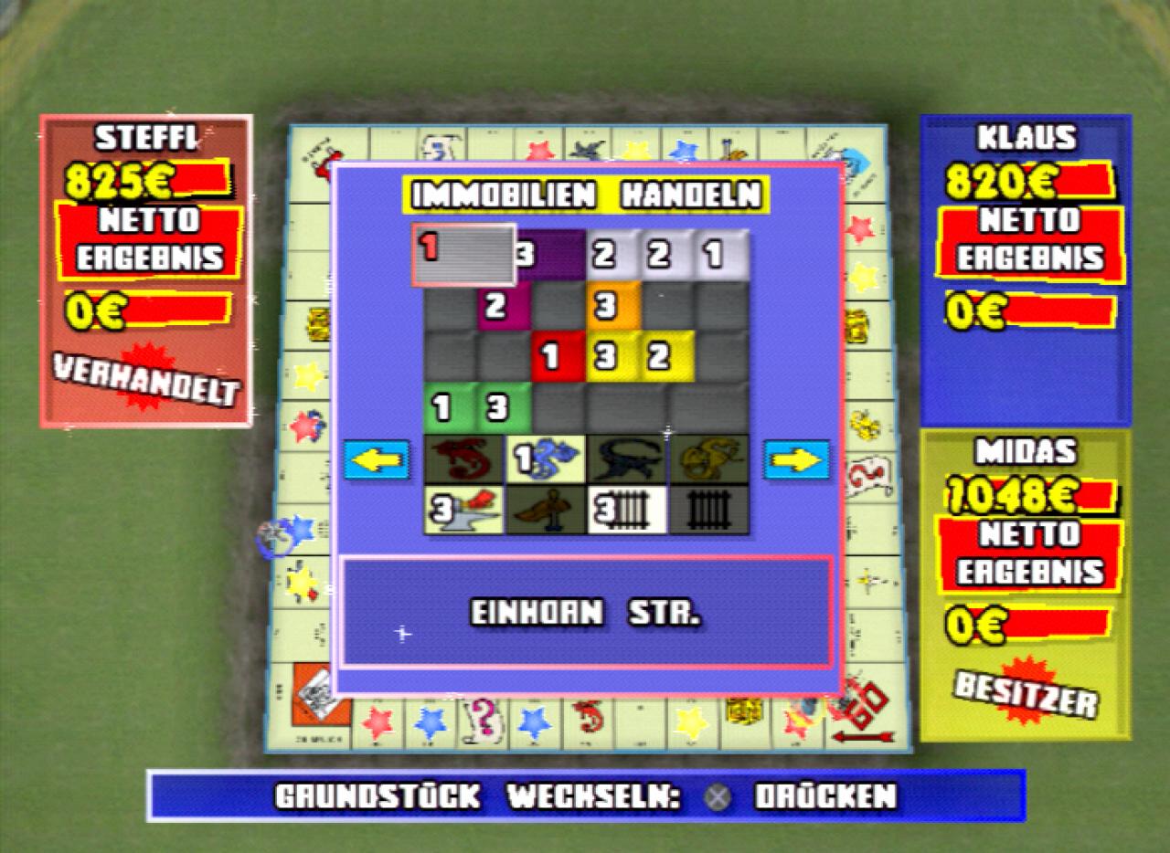 [06/12/2002] Die Verhandlungsmenüs sind nicht gerade ein Bild der Übersichtlichkeit.