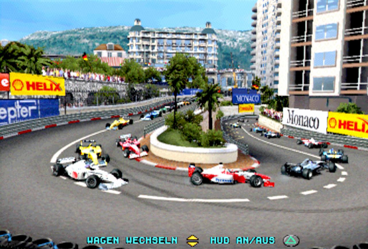 [16/12/2002] Die Rennstrecke von Monaco wurde gekonnt umgesetzt.