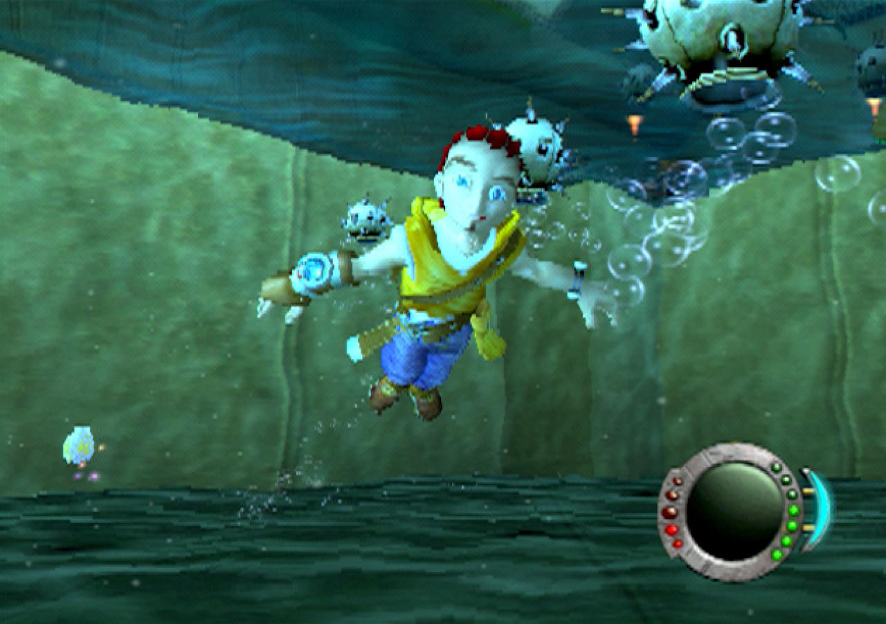 [17/12/2002] Haven macht auch beim Tauchen eine gute Figur.