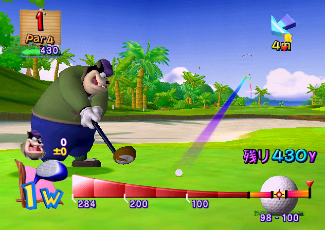 [16/01/2003] Kater Karlo ist auch beim Golfen ein brutaler Schläger.