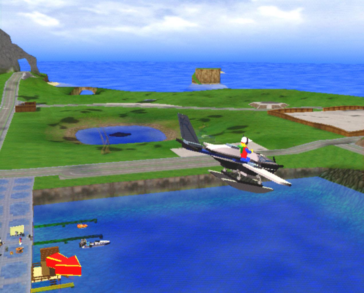 [21/01/2003] Sogar fliegen kann das Legomännchen.