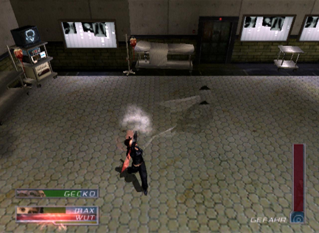 [18/02/2003] Einen unsichtbaren Levelboss zu verprügeln, ist gar nicht so leicht.