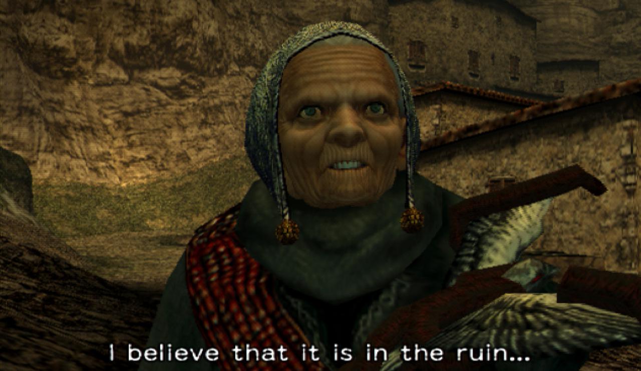[17/03/2003] Diese alte Dame spricht mit seltsamem Akzent.