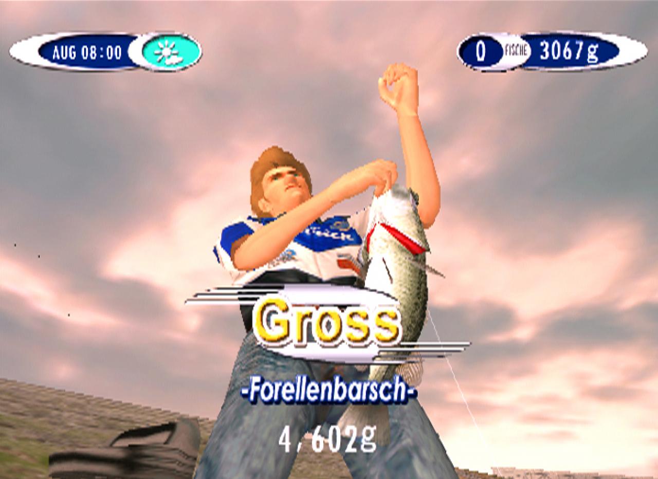 [03/03/2003] Bei so einem Fang jubelt der Angler.