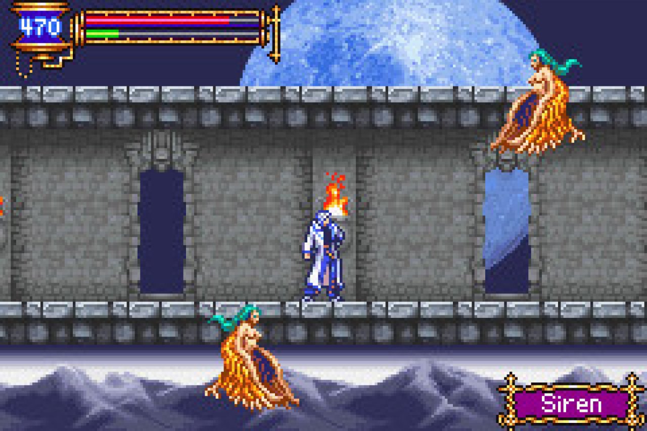 [07/05/2003] Tolle Metroidvanias wie Aria of Sorrow (GBA) fehlen leider in der Castlevania Anniversary Collection.