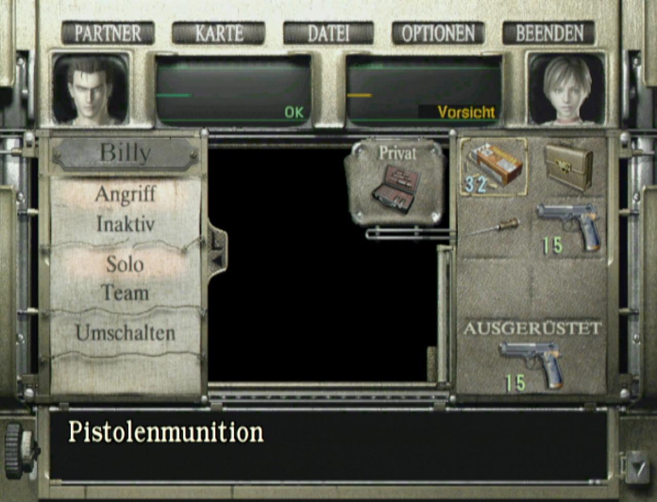 [16/07/2003] Gute Übersetzungsarbeit wurde nicht nur beim Menü, sondern auch im restlichen Spiel geleistet. 