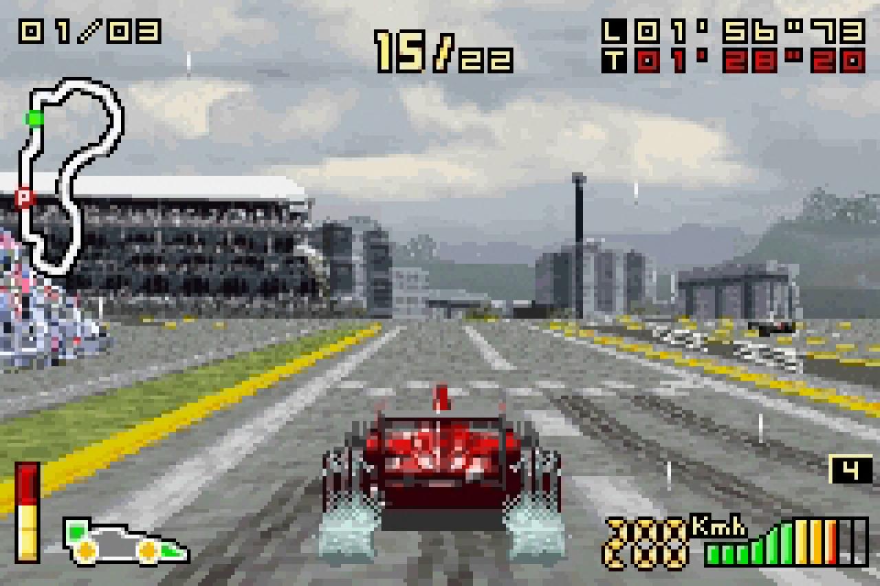 [27/07/2003] F1 2002 bietet wechselnde Wetterbedingungen während der Rennen.