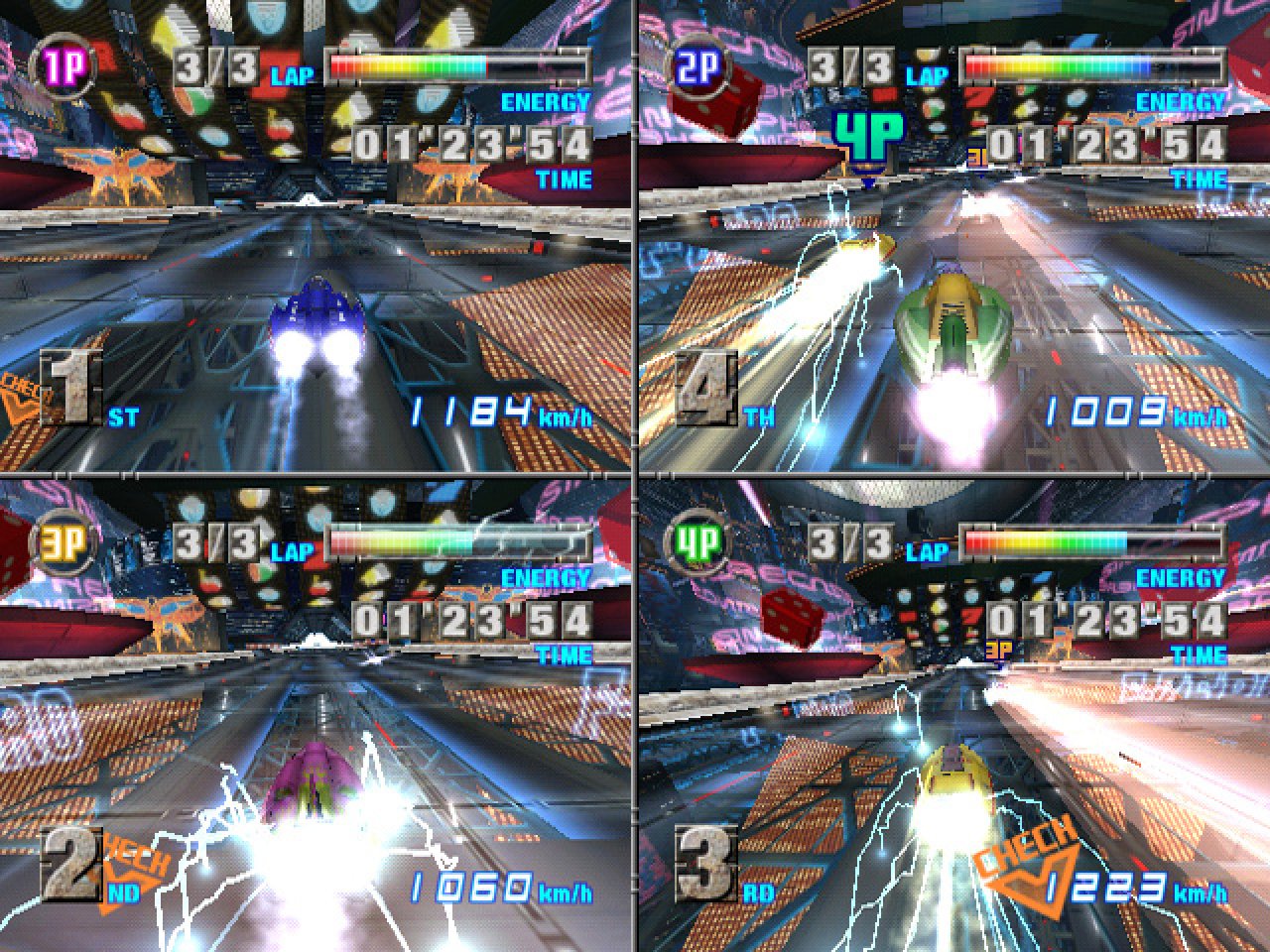 [15/09/2003] Die Grafik bleibt sogar im Vierspielermodus absolut flüssig. Unglaublich! 