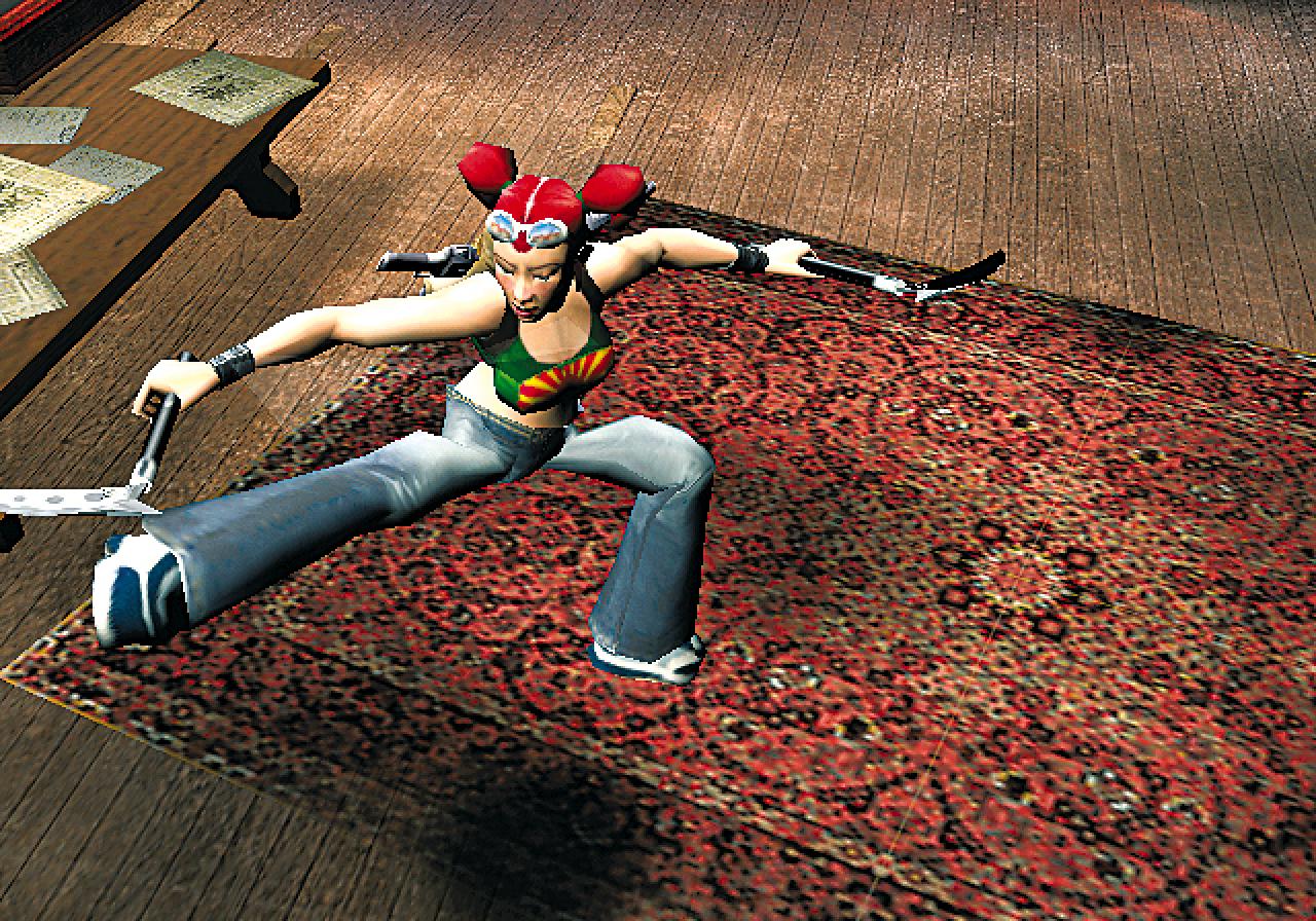 [19/09/2003] Märtyrerin Kassandra hält sich fit.