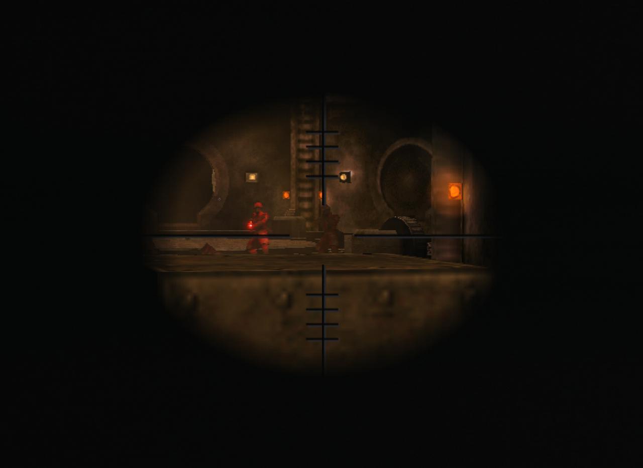 [13/10/2003] Per Sniper-Rifle schalten Sie auch weit entfernte Gegner mühelos aus.