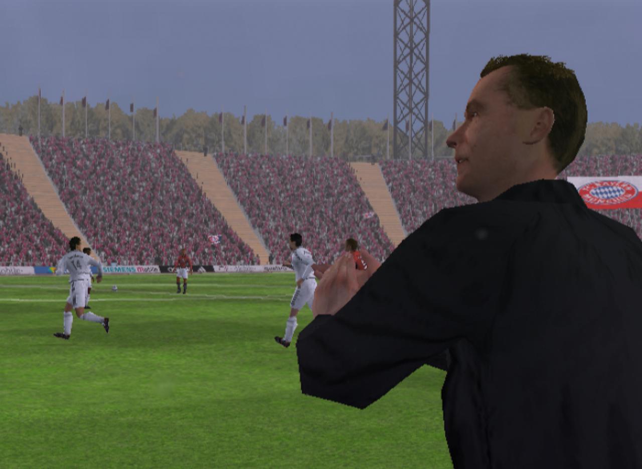 [17/10/2003] Trainer Hitzfeld gibt Kommandos.