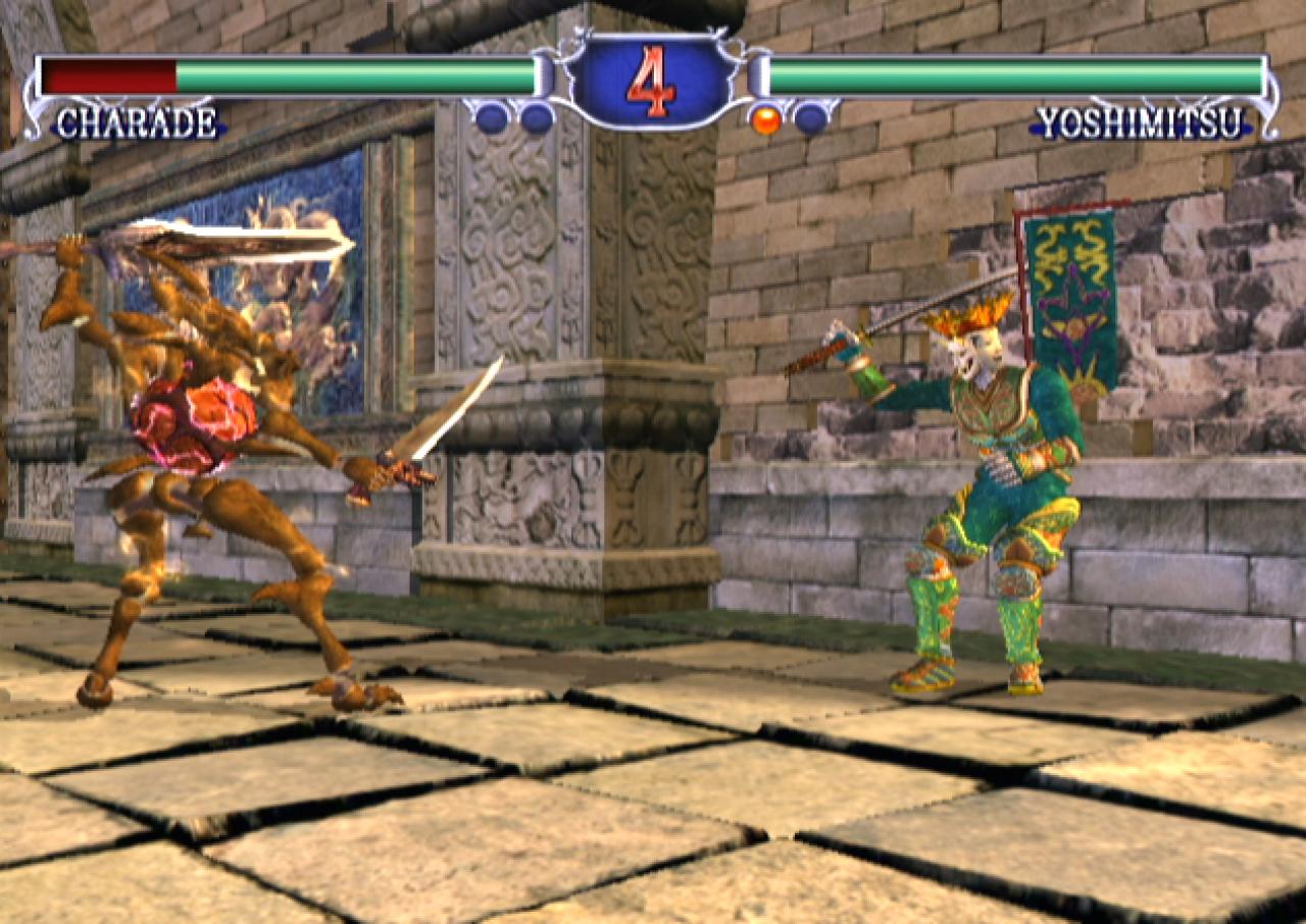 [16/10/2003] Yoshimitsu holt zunächst seinen Säbel raus 