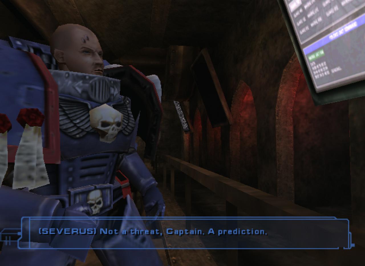 [13/10/2003] Nach dem Auftreten der Chaos Marines erhält Kais Unterstützung von den Space Marines.