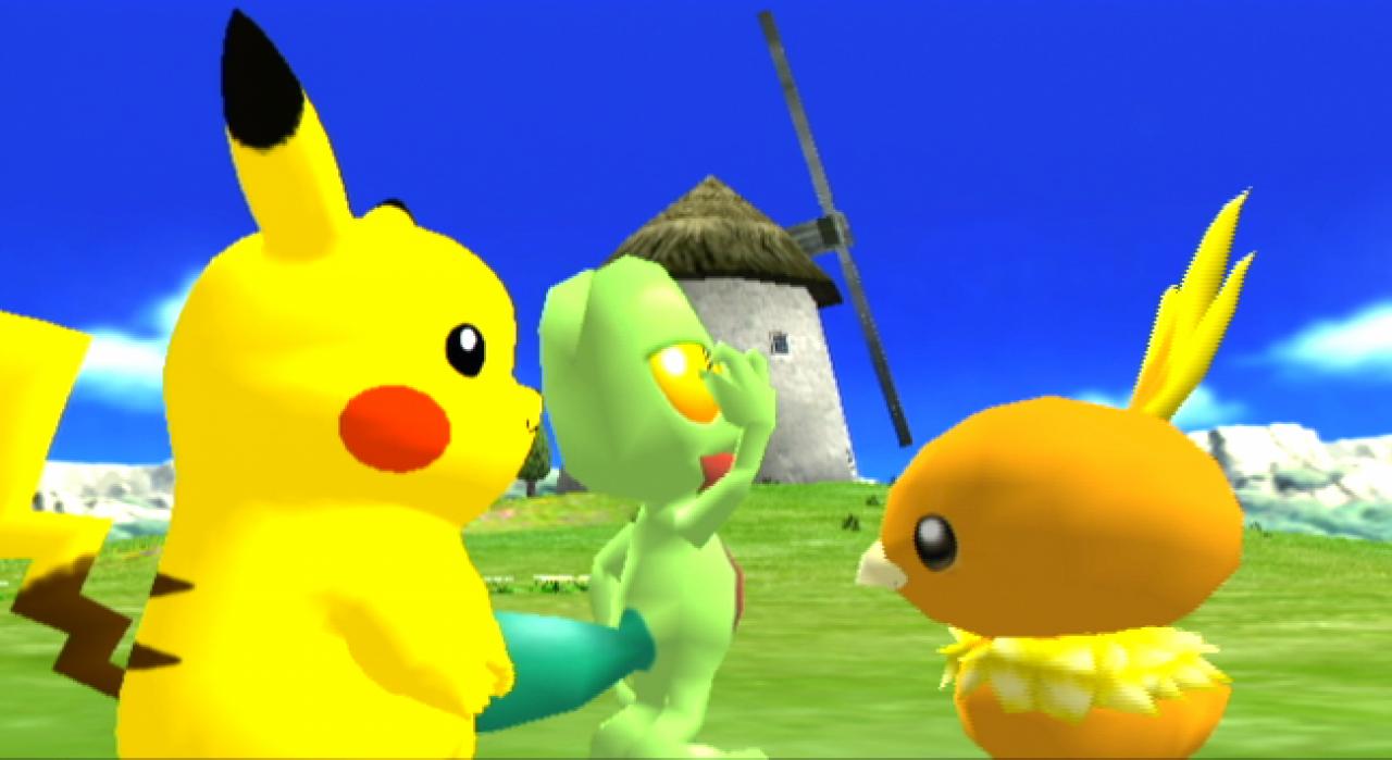 [01/10/2003] Pikachu, Geckarbor undFlemmi sehen wie immer wirklich drollig aus.
