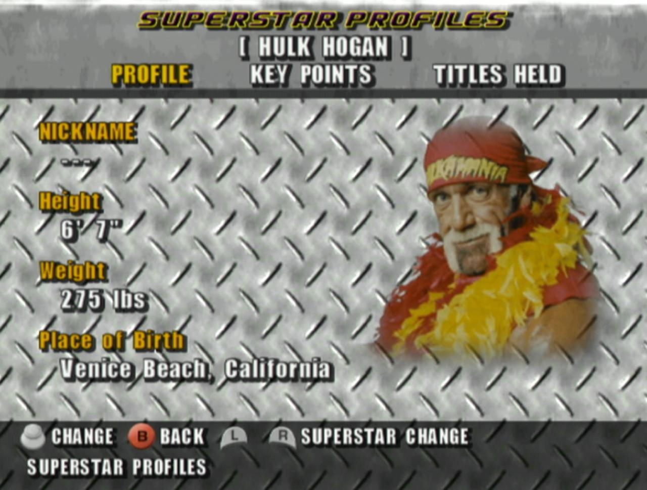 [22/10/2003] Wer wissensdurstig ist, kann sich auch sämtliche Daten aller Wrestlingstars anschauen.