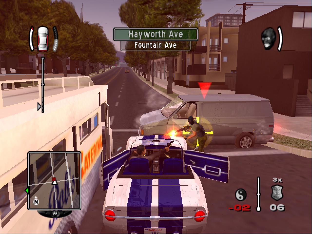 [10/11/2003] Schießereien auf den Straßen gehören zum gewohnten Bild in manchen Gegenden von Los Angeles.