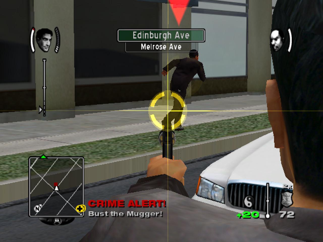 [10/11/2003] Wenn Sie die Flüchtenden nicht gleich töten, erhalten Sie Good-Cop-Punkte.