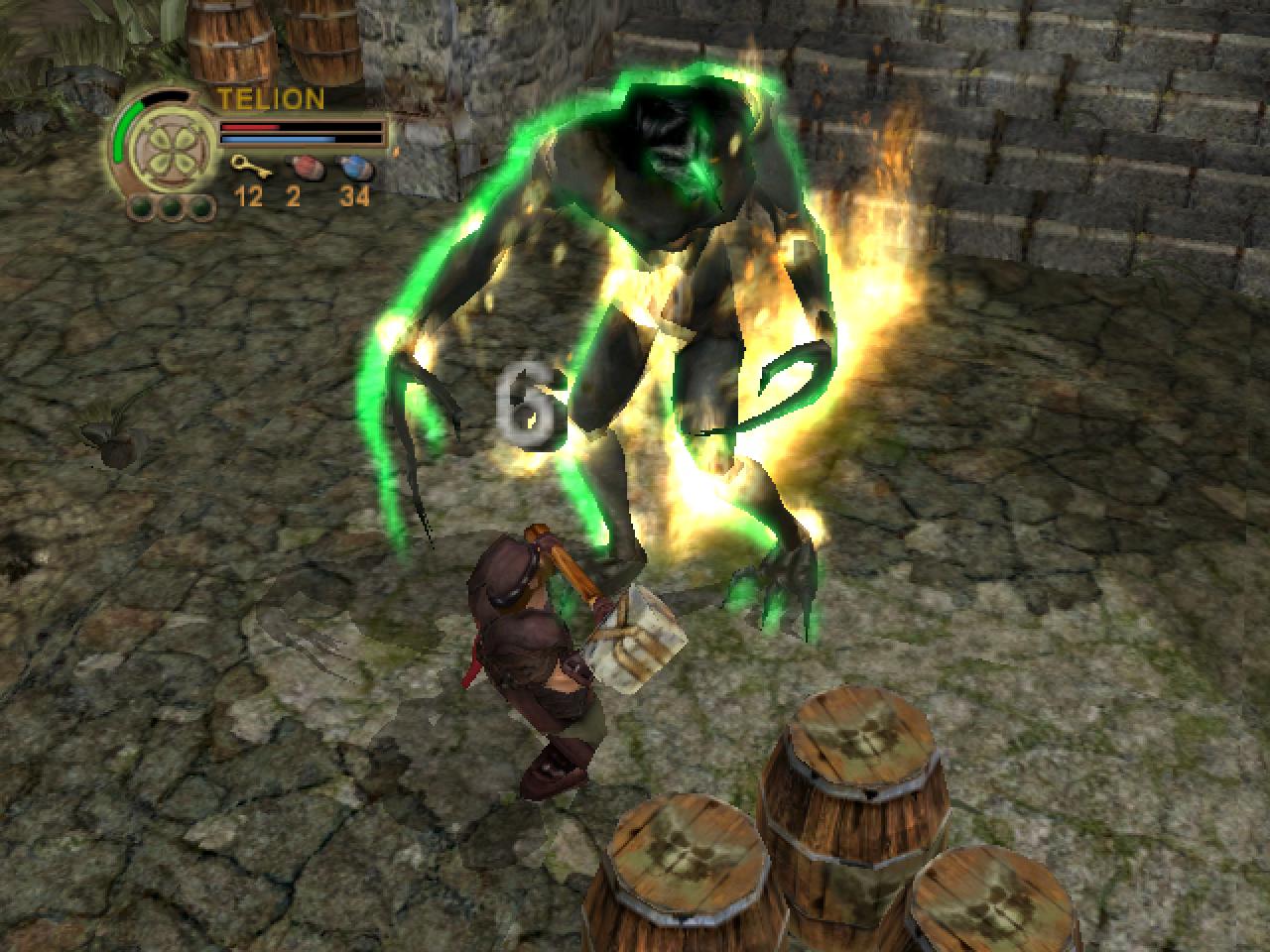 [14/11/2003] Dieses Sumpfmonster ist gigantisch groß.