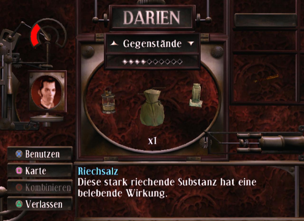 [16/12/2003] Das Inventory wurde hübsch und intuitiv gestaltet.
