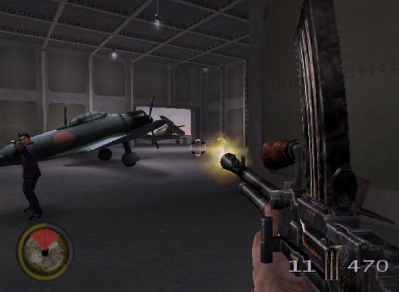 [08/12/2003] Im letzten Level kämpfen Sie sich durch die Hangars eines japanischen Flugzeugträgers.