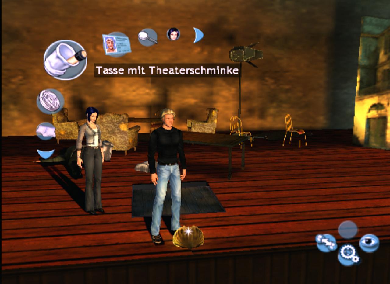 [15/12/2003] Bei Adventure-Spielen ganz typisch sind die Inventare, in Größe eines mittelgroßen Einkaufszentrums.
