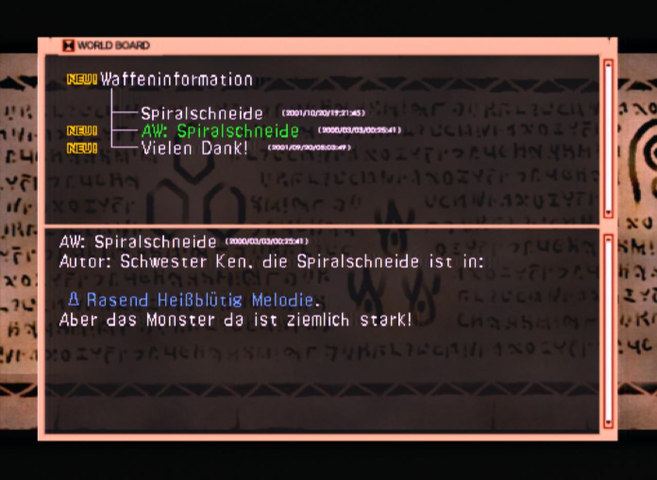 [15/03/2004] Selbst E-Mails und Foren werden simuliert - im Forum finden Sie oft nützliche Schlüsselwörter-Kombinationen.