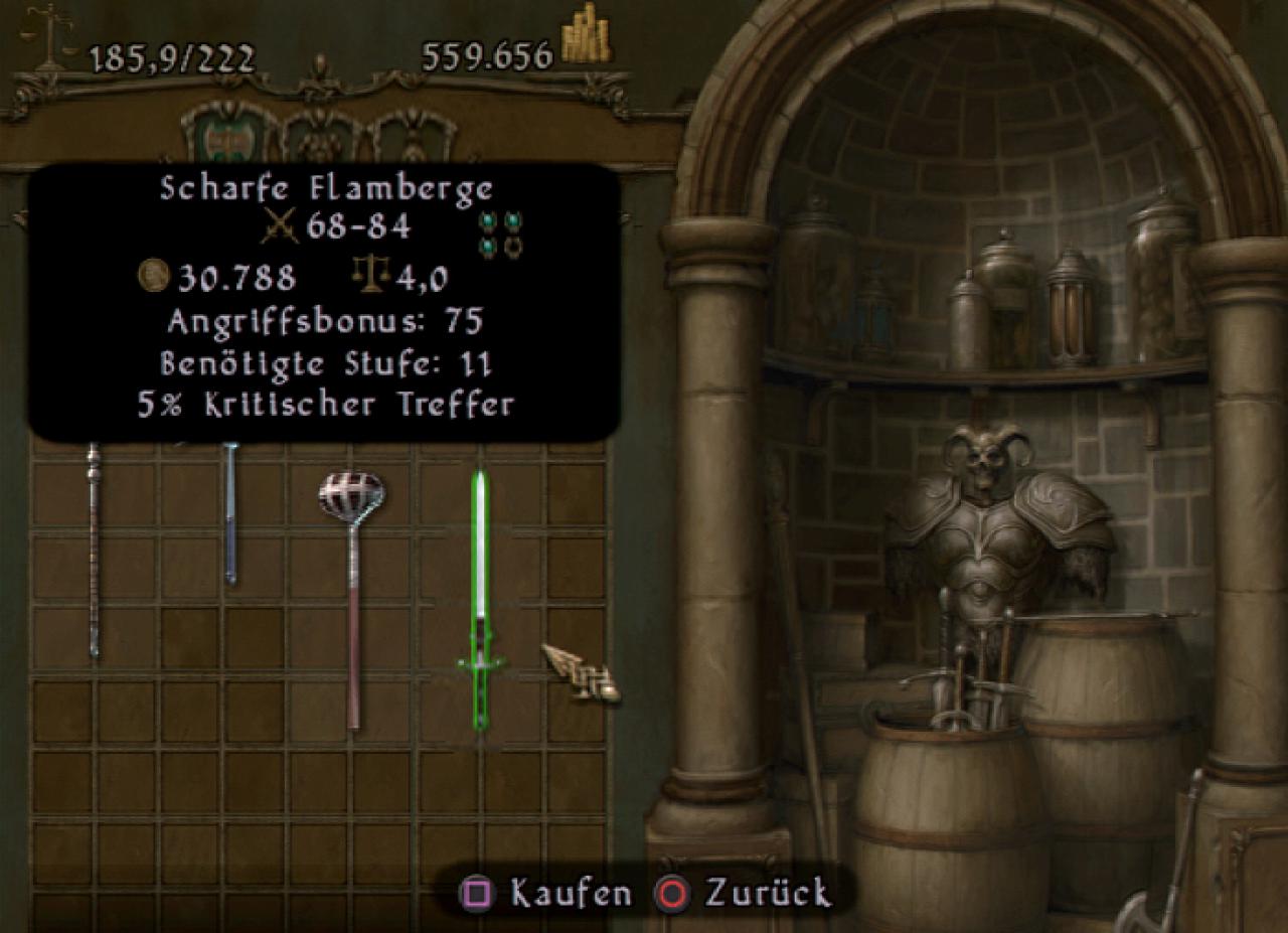 [17/03/2004] Lumpige 30.788 Goldstücke für dieses Schwert? Her damit!