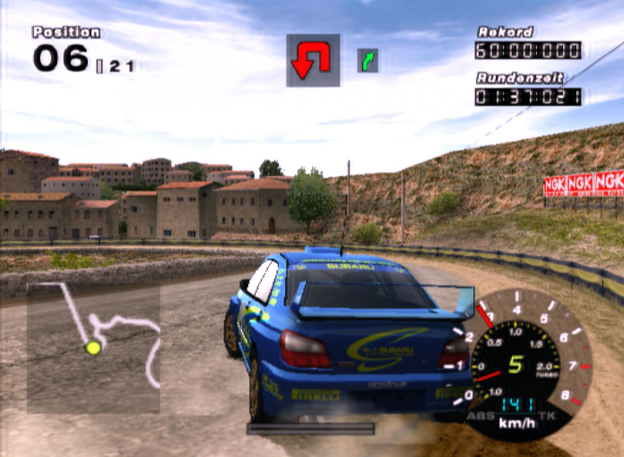 [11/03/2004] Die Rallye-Kurse bieten die einzige Gelegenheit zum Driften.